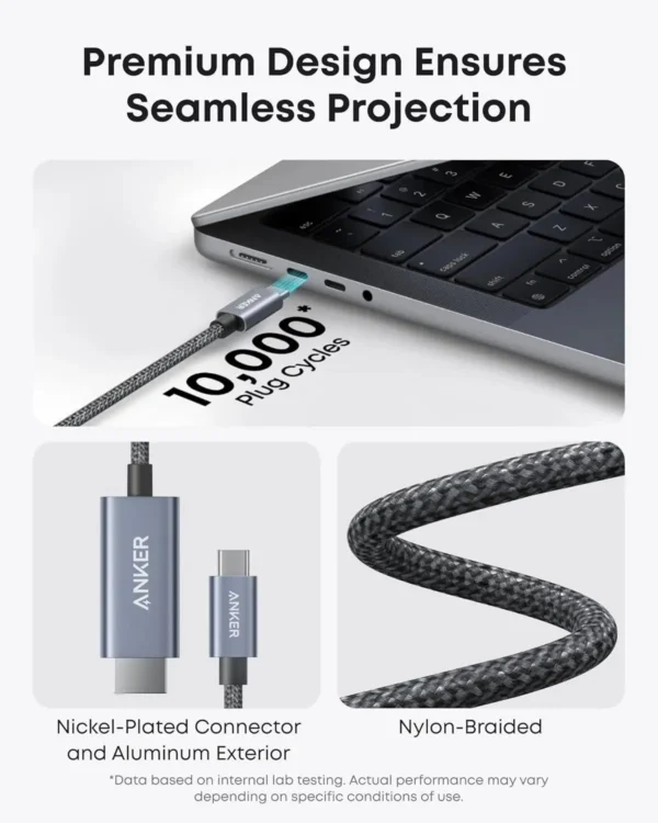 5 anker nano usb c to hdmi cable 6ft 4k braided black 1749053241