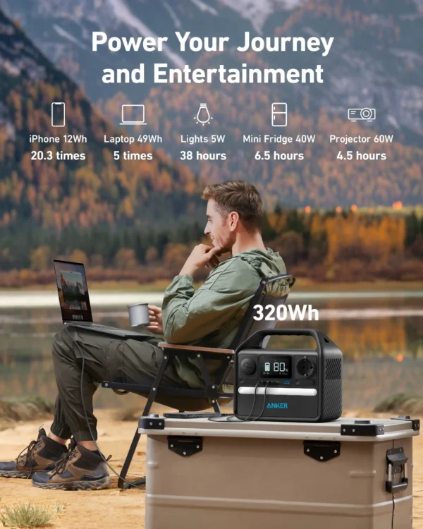 8 anker 522 portable power station 299wh 300w black a1721311 1727878892