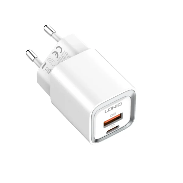 Ldnio a2318c 20w fast charging dual port usb c power adapter (3)