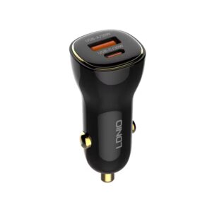 Ldnio c103 60w super fast charging dual usb ports full protocol car chargers (4)