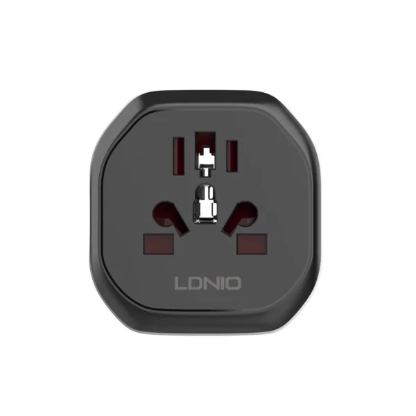 Ldnio z7 smart 2500w international power adapter universal electrical socket converter with voltage regulation power extension strip adapter (1)