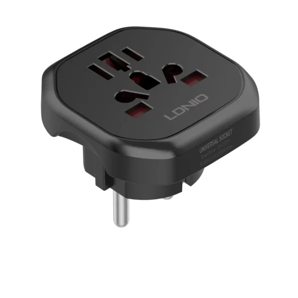 Ldnio z7 smart 2500w international power adapter universal electrical socket converter with voltage regulation power extension strip adapter (3)