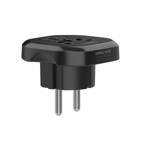 Ldnio z7 smart 2500w international power adapter universal electrical socket converter with voltage regulation power extension strip adapter (4)