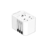 Ldnio z8 professional gan 45w worldwide socket converter with overload protection all in one adapter (2)
