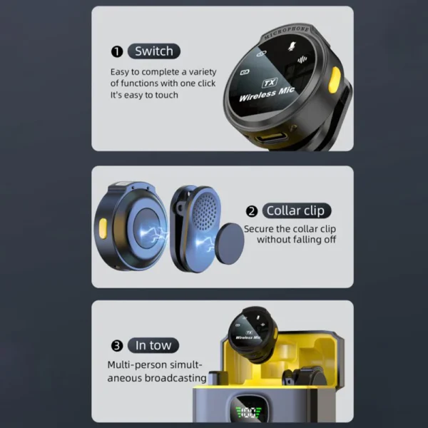 Generalgm34combo2in12.4ghzdualchannelwirelessmicrophonesystem 7
