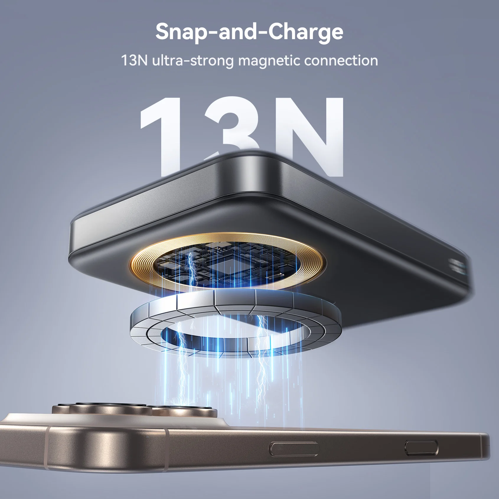 4_a6dfdf98-64c9-4d0c-b44a-c488d8d30c9f_1800x1800 باور بانك Joyroom JR-PBM12 مغناطيسي لاسلكي بسعة 10000 مللي أمبير وشحن سريع 22.5 وات مع حامل حلقي مدمج – أسود - الصورة 5