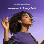 ⁦اورايمو SpaceBuds Lite سماعة أذن لاسلكية, أسود, OTW-324⁩ - الصورة ⁦5⁩